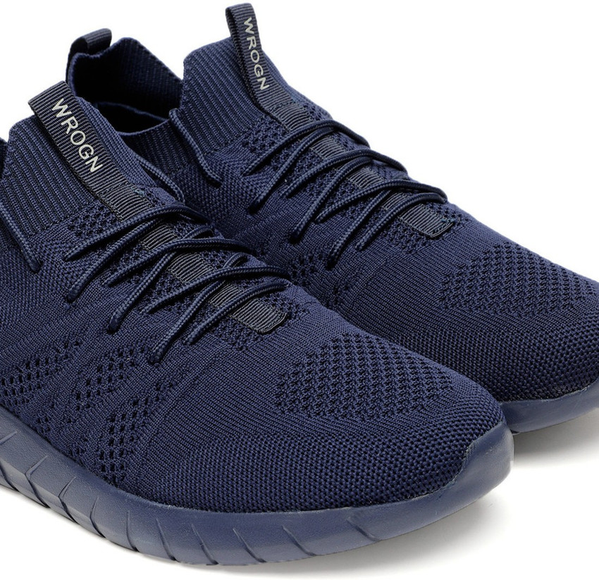 WROGN Men Navy Blue Sneakers Sneakers For Men - Buy WROGN Men Navy Blue  Sneakers Sneakers For Men Online at Best Price - Shop Online for Footwears  in India | Flipkart.com
