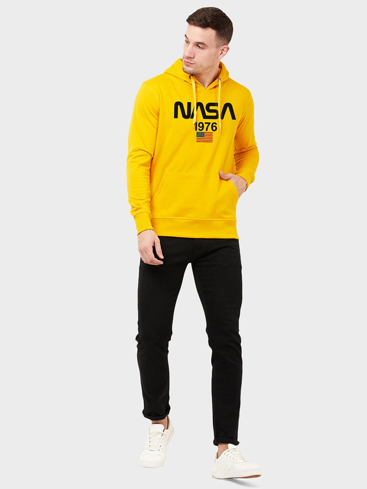 Yellow hot sale nasa hoodie