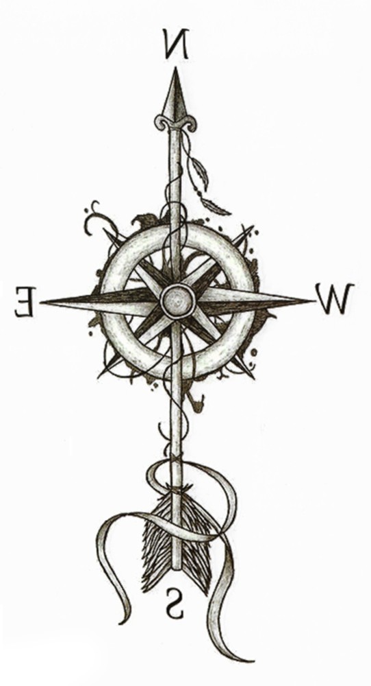 50 Latest Compass Tattoo Design and Ideas For Men And Women