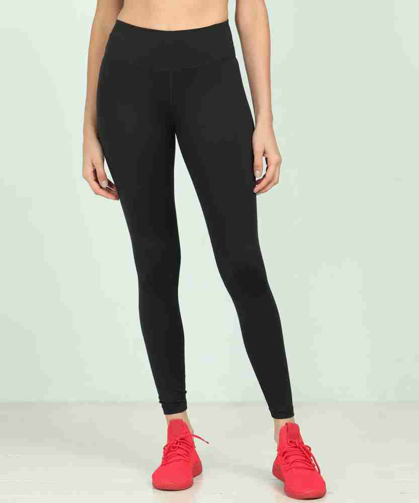 Buy NIKE Solid Women Black Tights Online at Best Prices in India