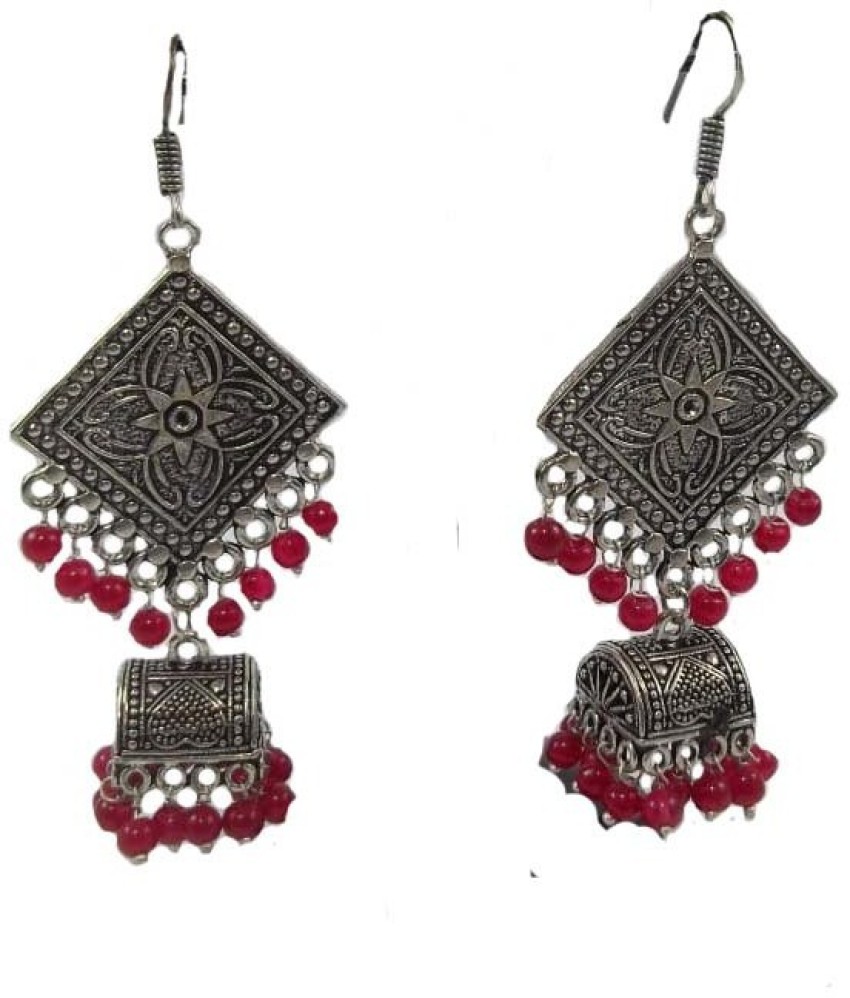 Silver jhumkas clearance flipkart