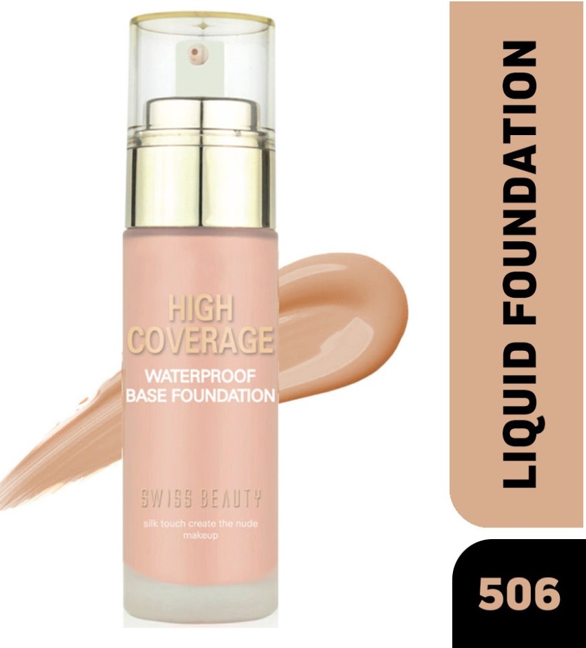Swiss Beauty High Coverage Waterproof Base Foundation, 50 mL at Rs  330/bottle in Kota