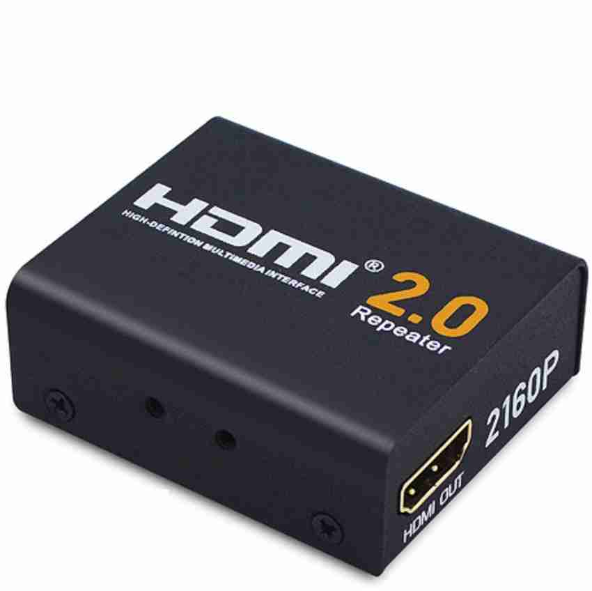 microware 4K HDMI Signal Repeater Extender Booster Adapter Over