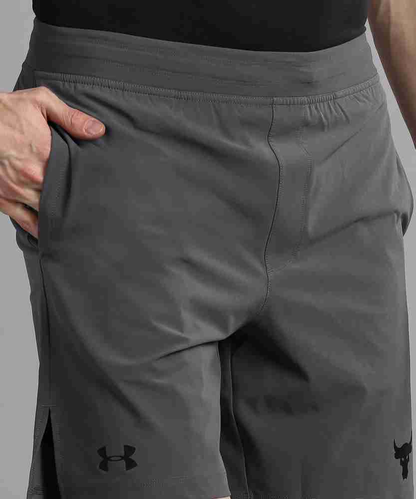 UNDER ARMOUR Solid Men Grey Sports Shorts Buy UNDER ARMOUR Solid