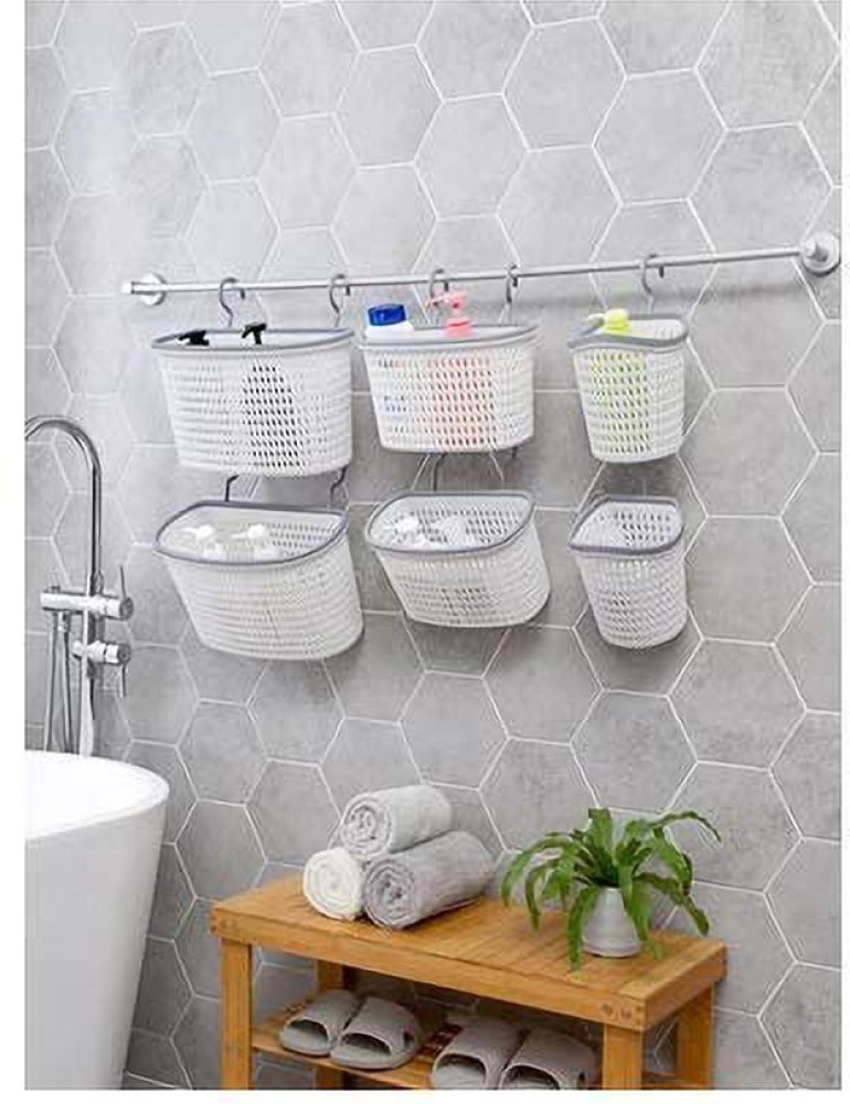 Hanging Storage Basket Bathroom Hanging Basket Toilet Plastic