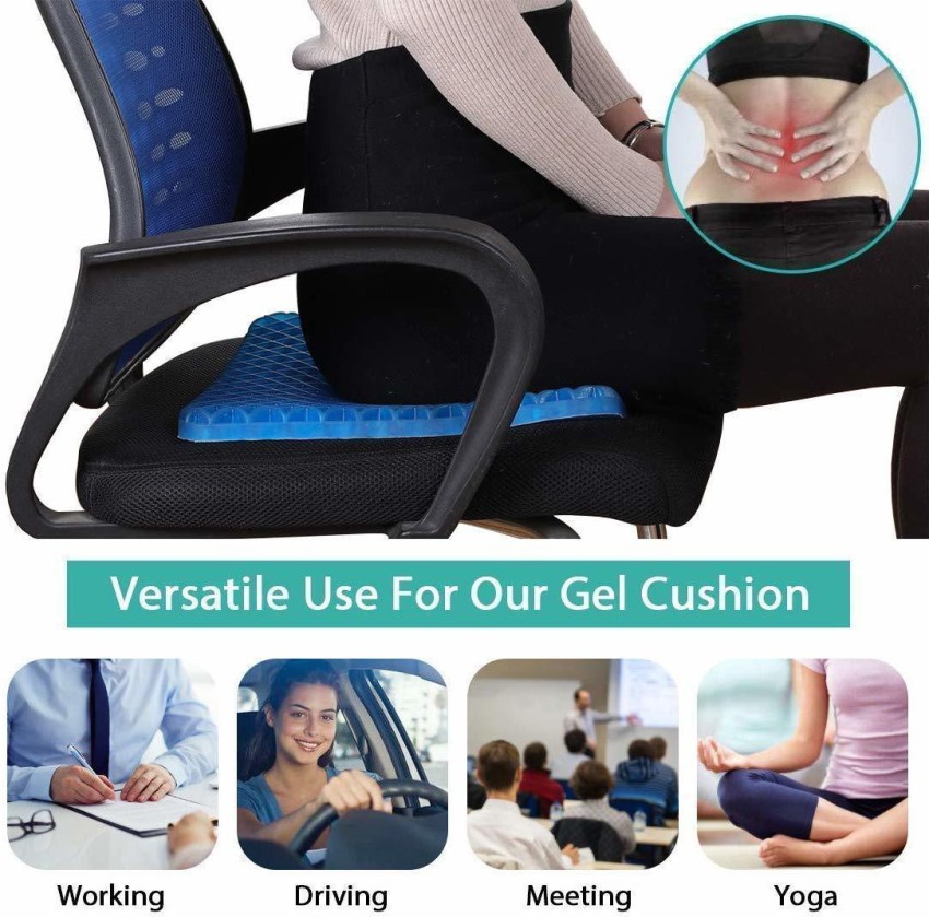 Gel Seat Cushion & Lumbar Support Pillow – DEBIK