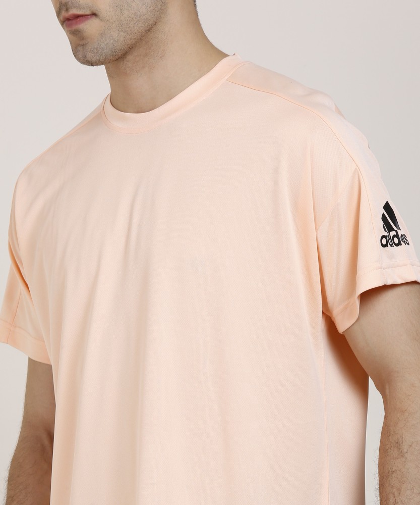 Pink adidas clearance t shirt mens