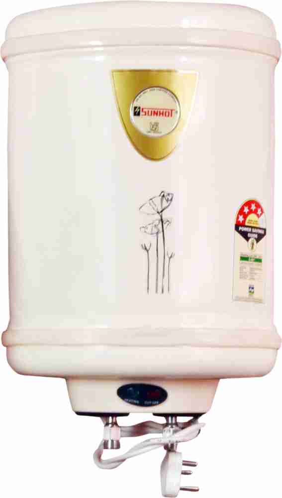 Sunhot 10 L Storage Water Geyser (SILVER, Ivory) Price in India - Buy Sunhot  10 L Storage Water Geyser (SILVER, Ivory) online at Flipkart.com