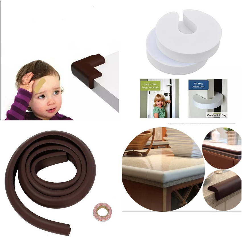 Wall corner store guards for toddlers