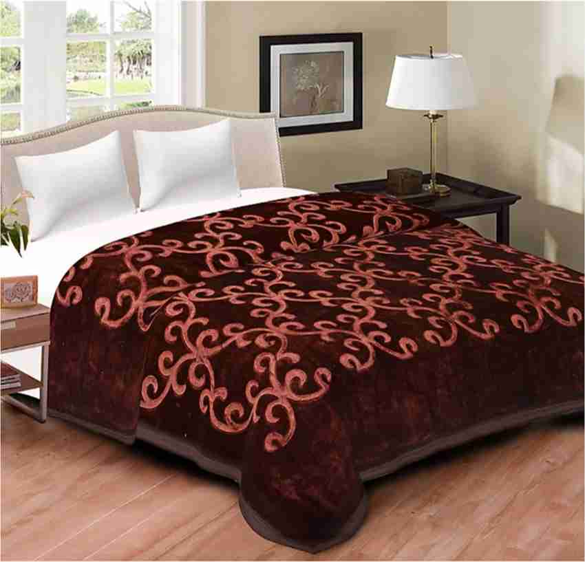 Radhika creation floral double mink blanket store