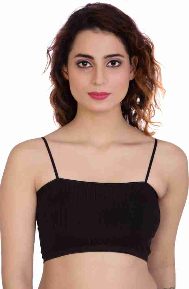 PLUMBURY PADDED SEAMLESS TUBE BRA Women Cami Bra Lightly Padded Bra - Buy  PLUMBURY PADDED SEAMLESS TUBE BRA Women Cami Bra Lightly Padded Bra Online  at Best Prices in India