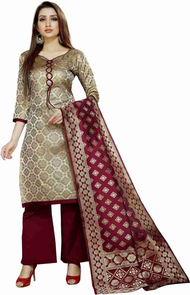 brocket salwar suit designs