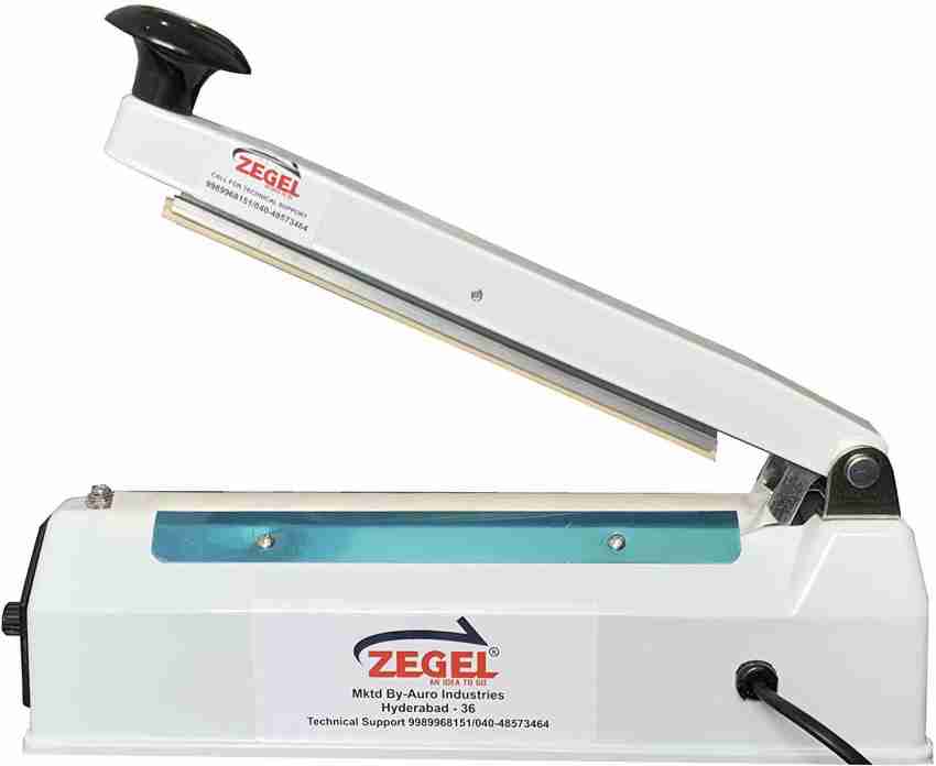 Buy ZEGEL12 inch Heat Sealing Machine for Plastic Pouches/Portable Hand  Sealer/Electric Impulse Sealing/Plastic Bag Sealer Machine (12 Inches) Blue  Online at Low Prices in India 