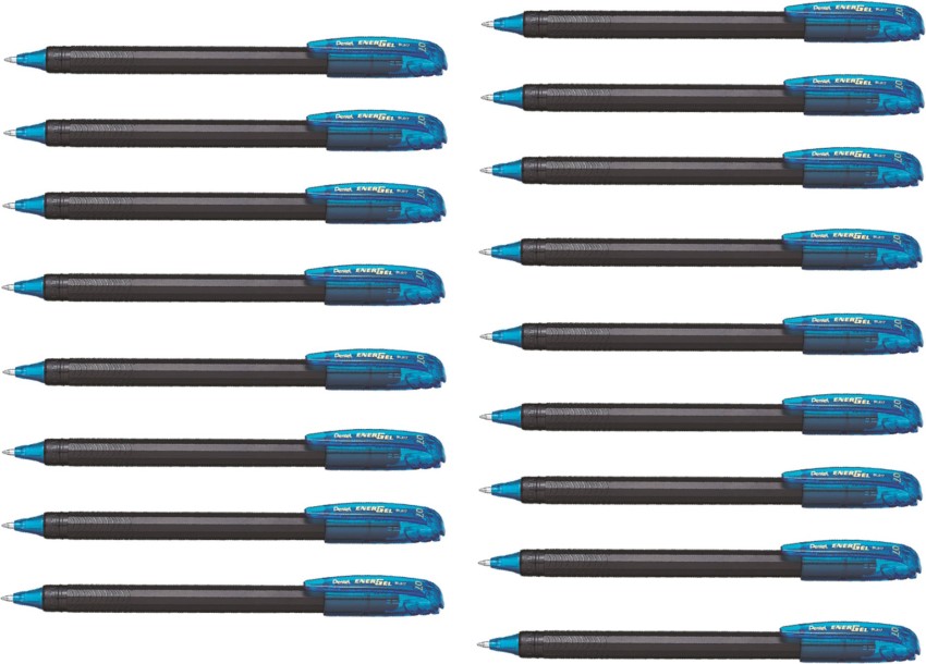 PENTEL Energel BL417 - 17 Turquoise Blue ink color Roller Ball Pen