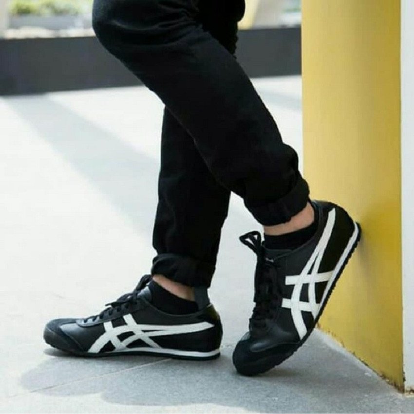 The Onitsuka Tiger Mexico 66 Black Sneakers For Men Buy The
