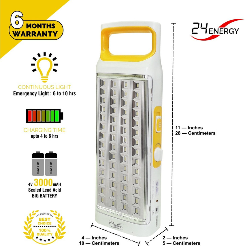 24 ENERGY 56 Hi Bright SMD Big Led Light With Electrict Charging