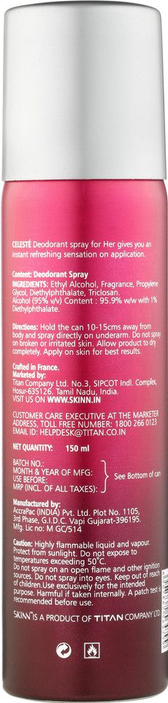 Skinn celeste cheap deodorant