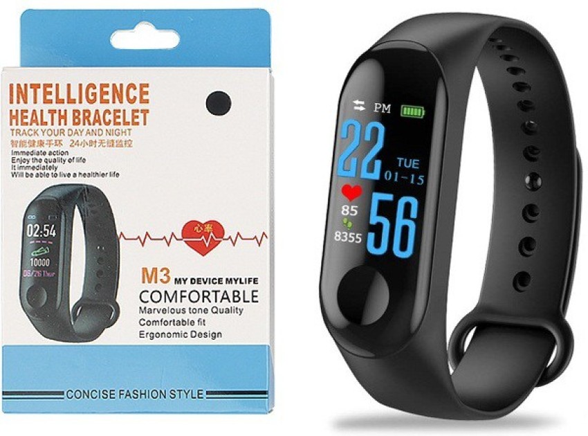 RPMSD M 3 Intelligence Health Bracelet Black Fitness Band Buy