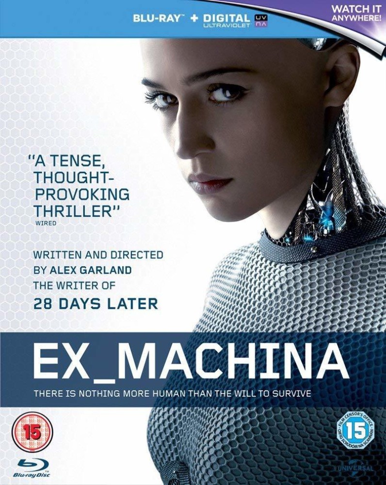 Ex Machina (Blu-ray + Digital HD + UV) (Region Free) (Fully Packaged  Import) Price in India - Buy Ex Machina (Blu-ray + Digital HD + UV) (Region  Free) (Fully Packaged Import) online