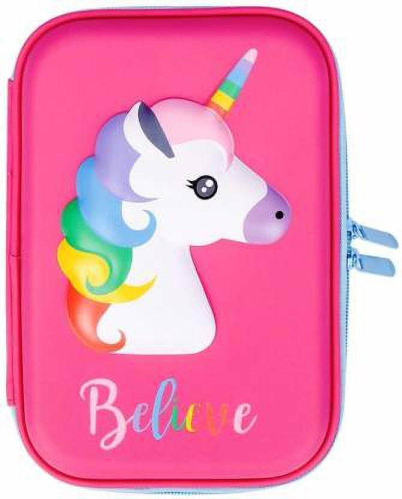 A Little Swag Unicorn Pencil Pouches Unicorn Art EVA Pencil  Box - Pouch