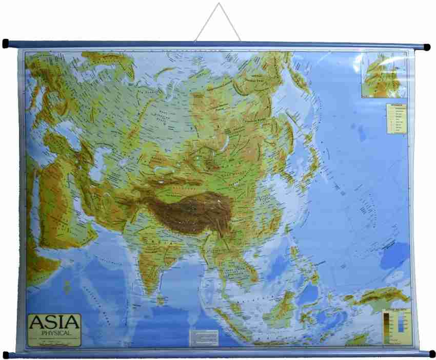 2021 Asia Map Countries Of Asia Wall Map Map Of Asia Poster