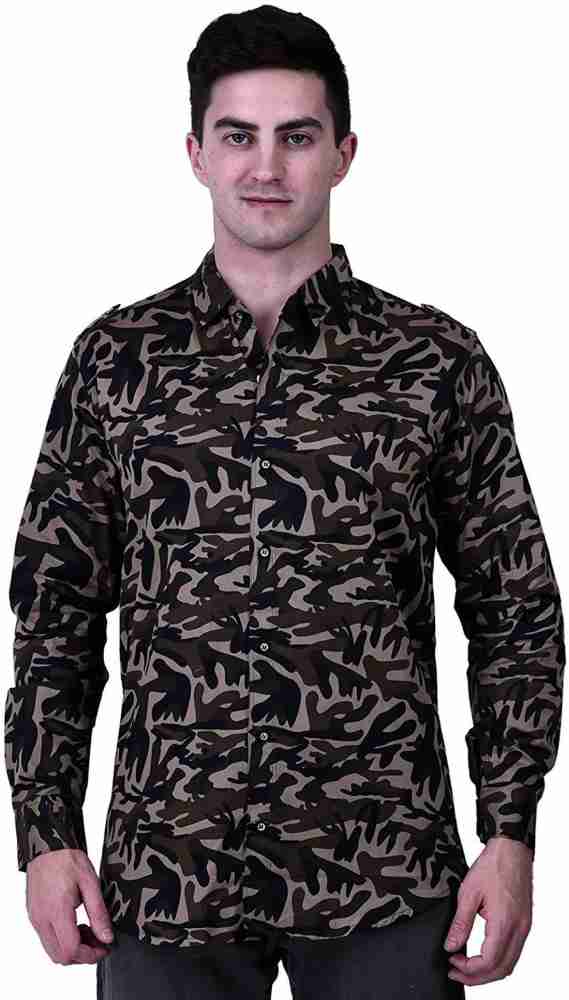 Tiger Exports Men Solid Casual Black Shirt - Buy Tiger Exports Men