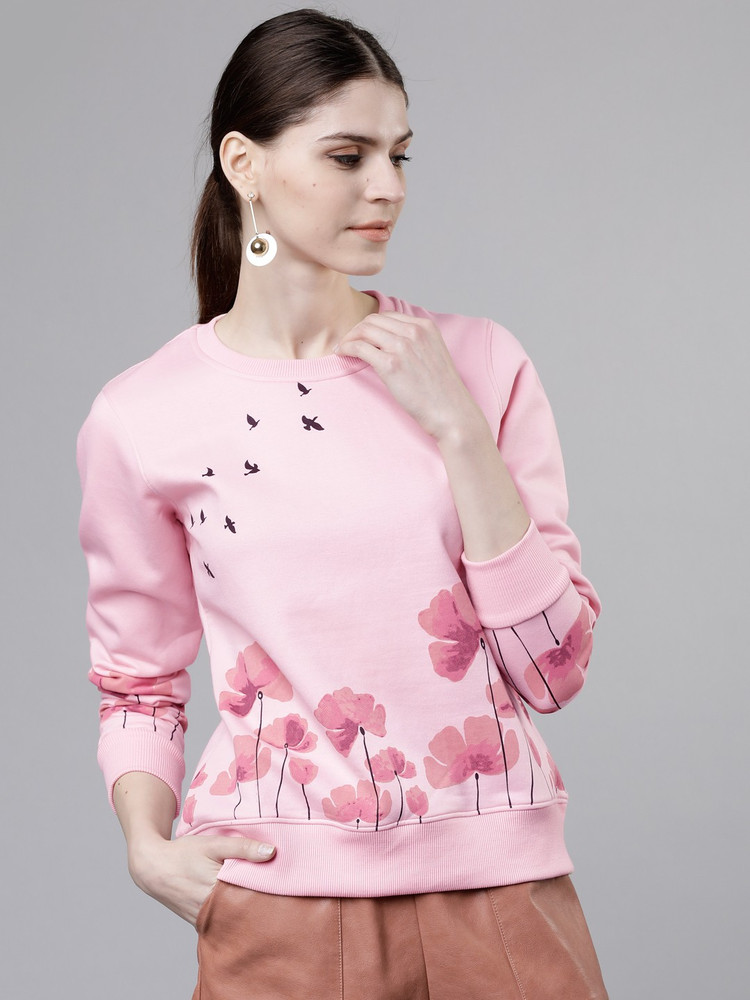 Tokyo Talkies Full Sleeve Printed Women Sweatshirt - Buy Tokyo Talkies Full  Sleeve Printed Women Sweatshirt Online at Best Prices in India | Flipkart .com