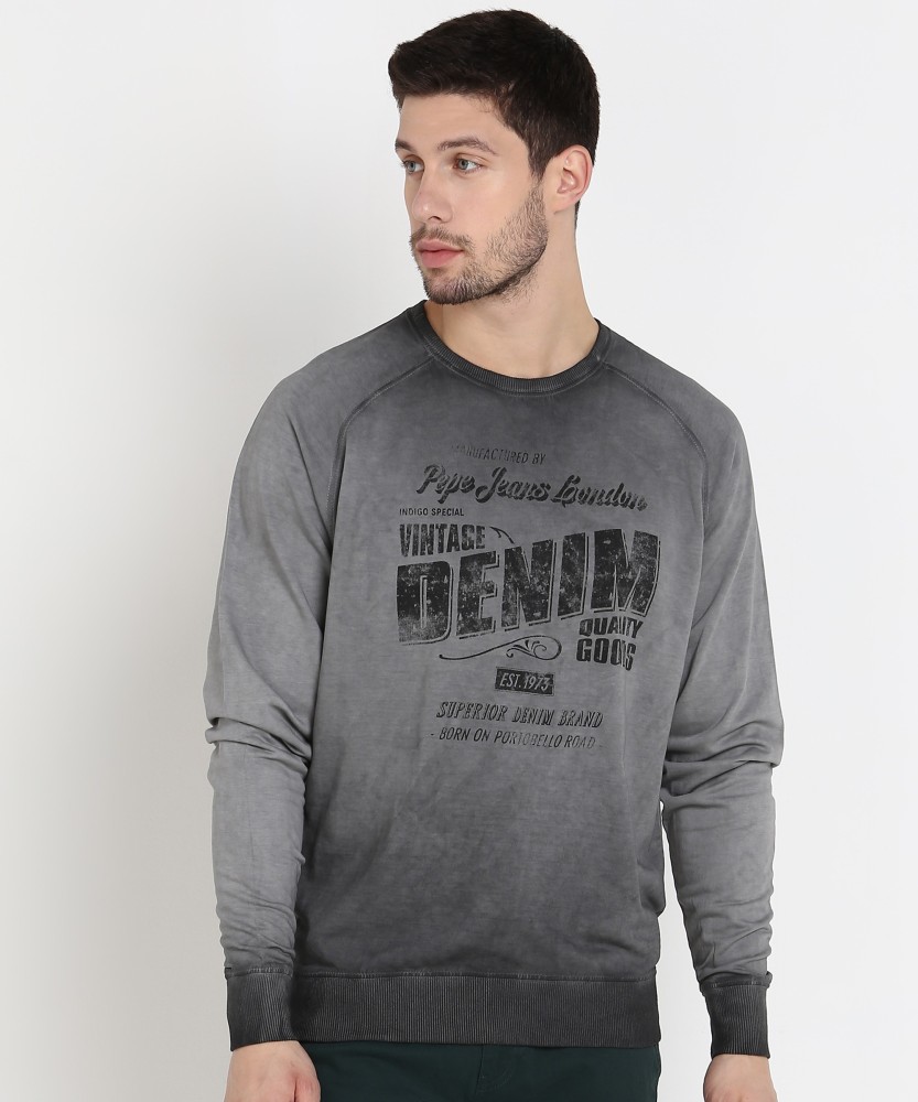 Pepe Jeans Full Sleeve Printed Men Sweatshirt Buy Pepe Jeans