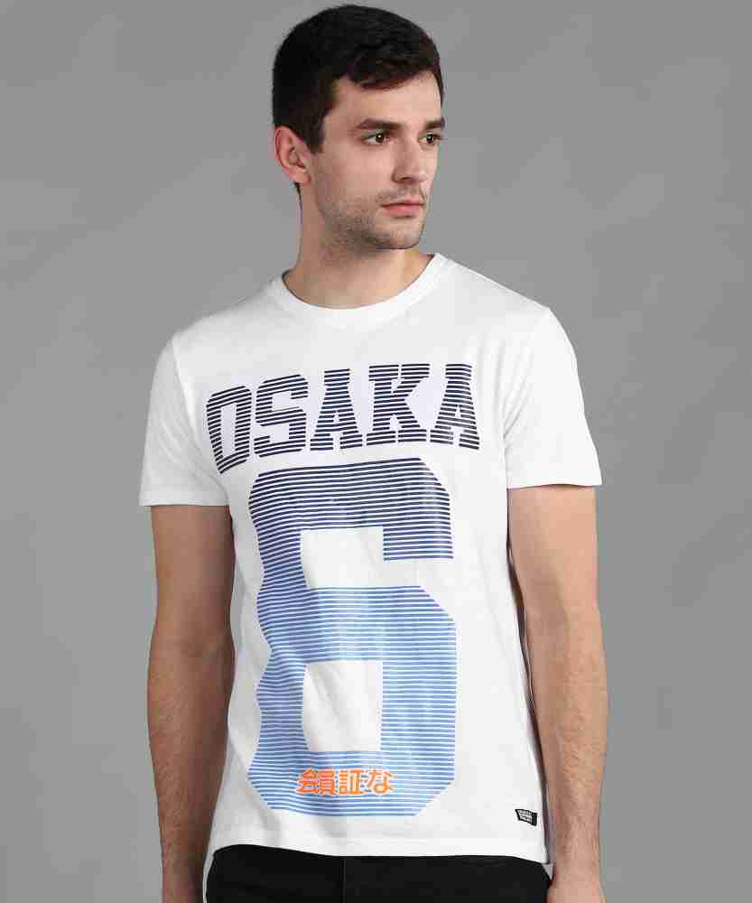 Superdry Printed Men Round Neck White T-Shirt - Buy Superdry Round Neck White T-Shirt Online at Best Prices in India | Flipkart.com