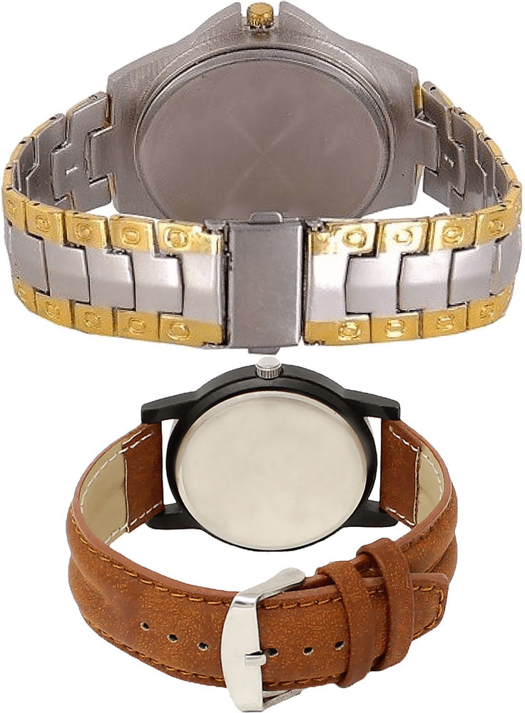 NIKOLA combo watch Analog Watch For Girls Buy NIKOLA combo watch Analog Watch For Girls Modern Unique Analogue Silver And Brown Color Boys And Men Watch B75 BL46.1 Combo