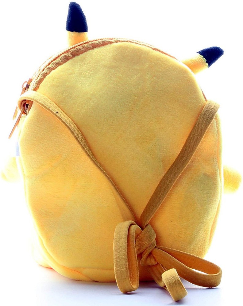 POKEMON PIKACHU CHARACTER SOFT TOY SCHOOL BAG BACKPACK 40 cm TALL ZIPPED  POUCH