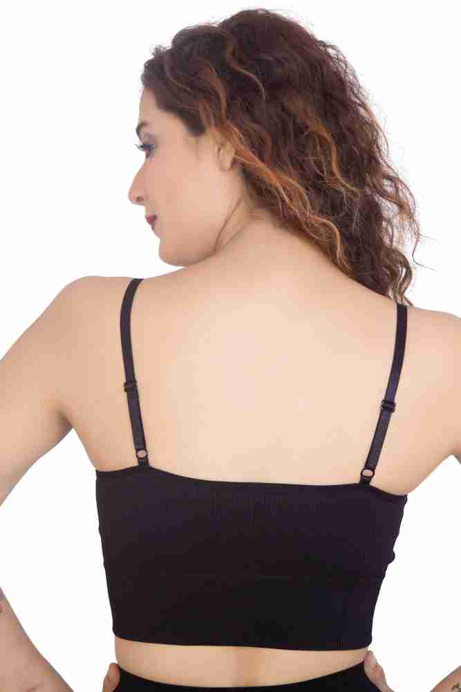 Buy pranidh bysport bra sexy sport bra stylish back Women, Girls Sports  Lightly Padded Bra(Black) Online at desertcartINDIA