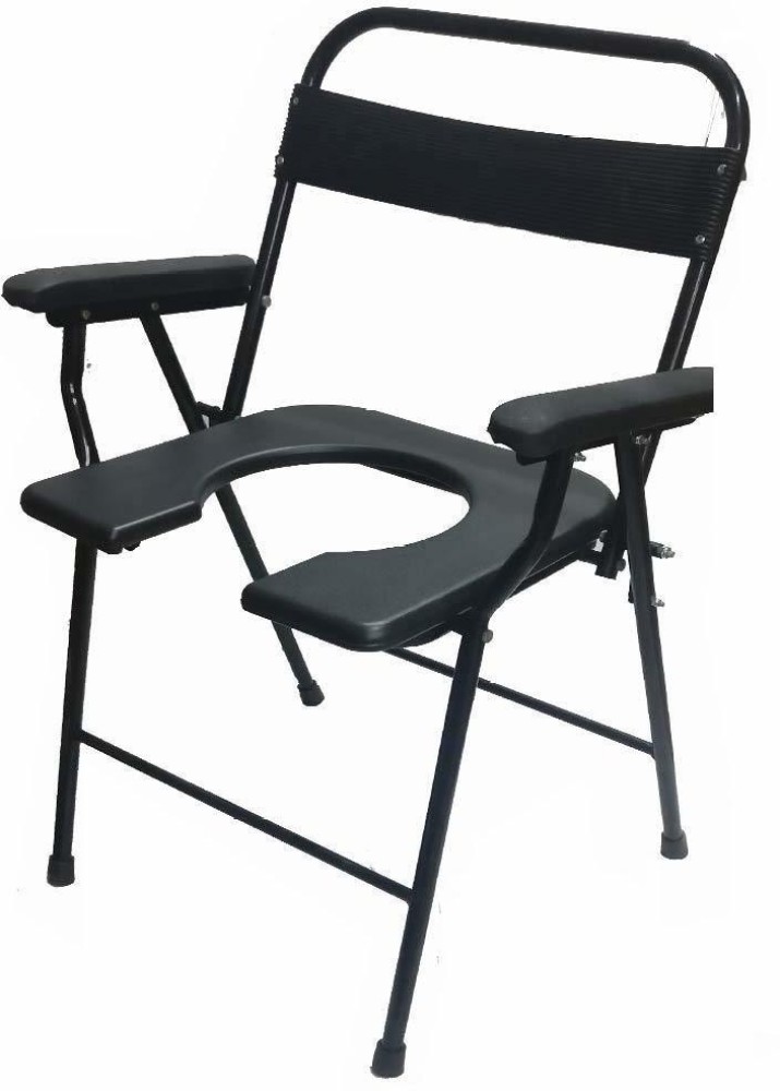 Bathroom Mobility Black Medimove India Height Adjustable & Foldable Commode  Chair at Rs 2499 in Faridabad