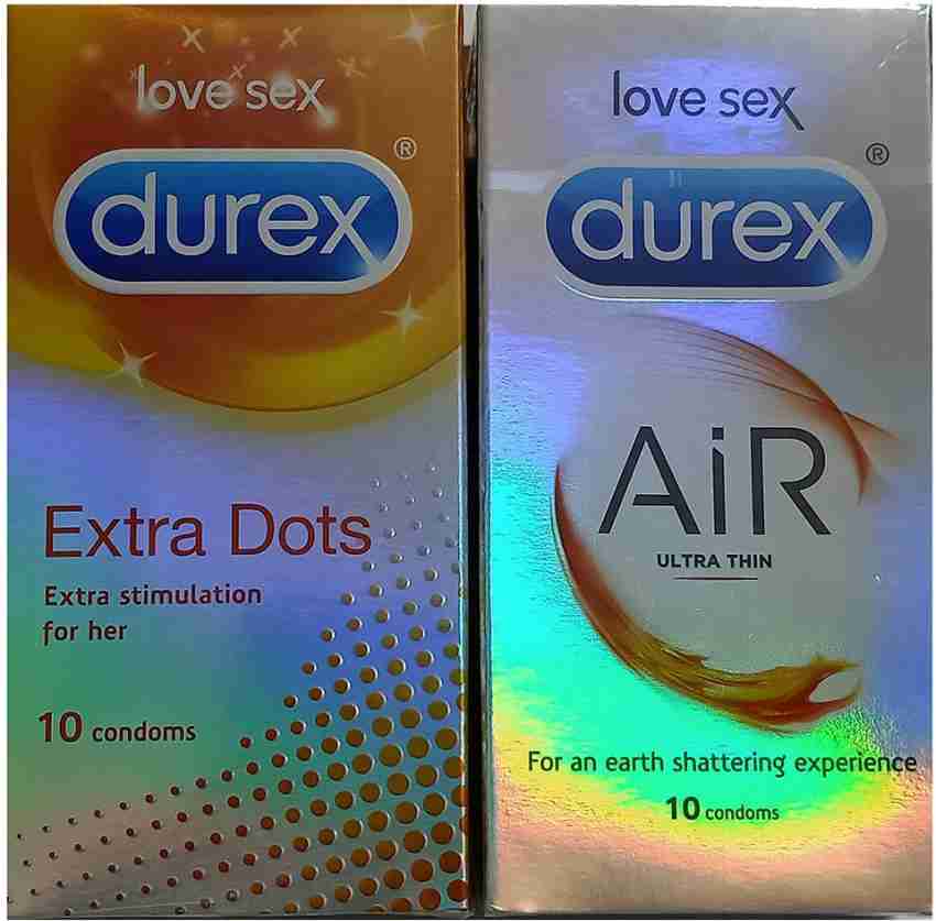 X Durex Air Extra Thin Transparent Natural Rubber Latex, 57% OFF