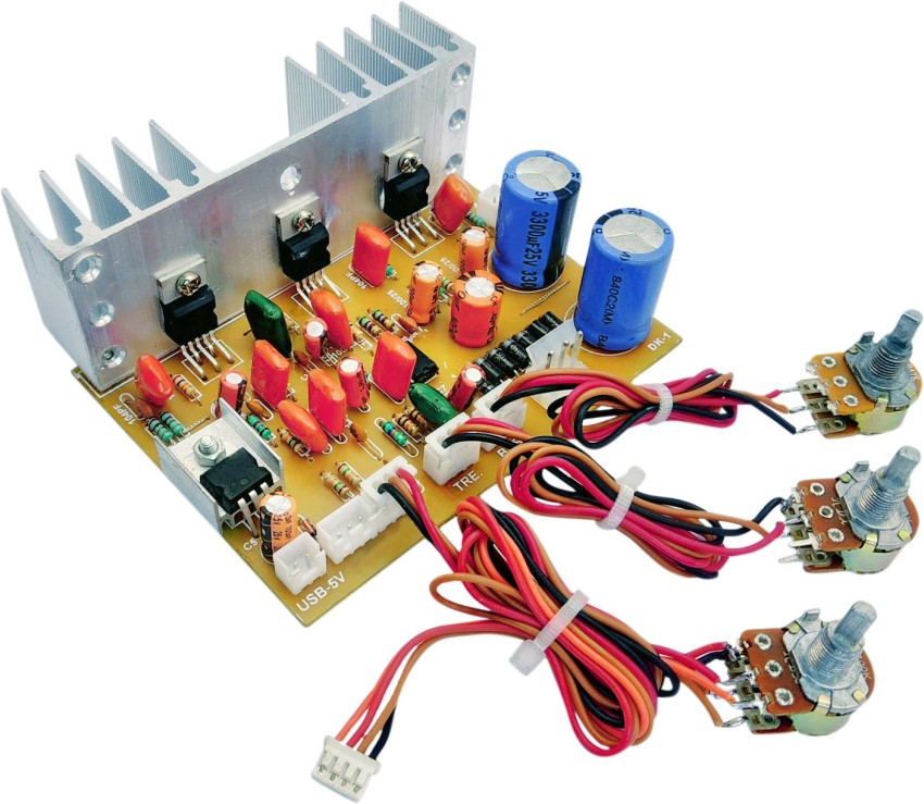 ERH India TDA2030 Based 2.1 Home Theater Amplifier Board Kit Ready