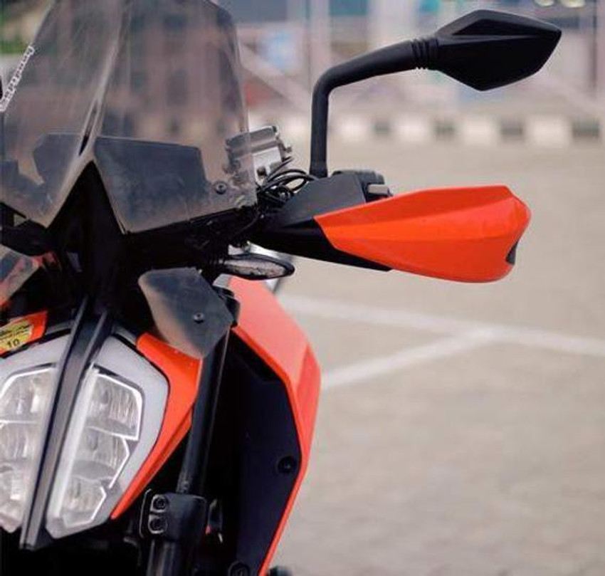 SONSOU Orange HANDGUARD style Handlebar Hand Guard Price in India