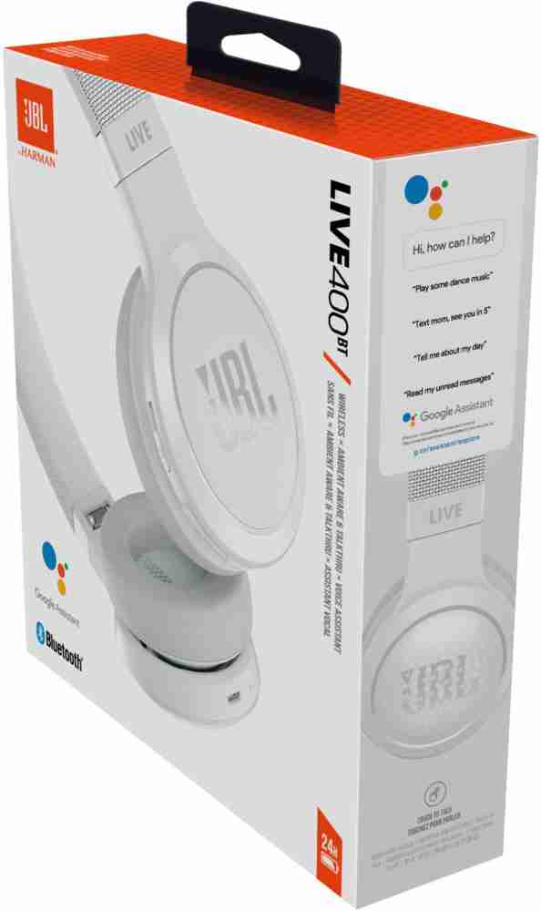 JBL Live 400BT Voice Enabled Bluetooth Headset Price in India