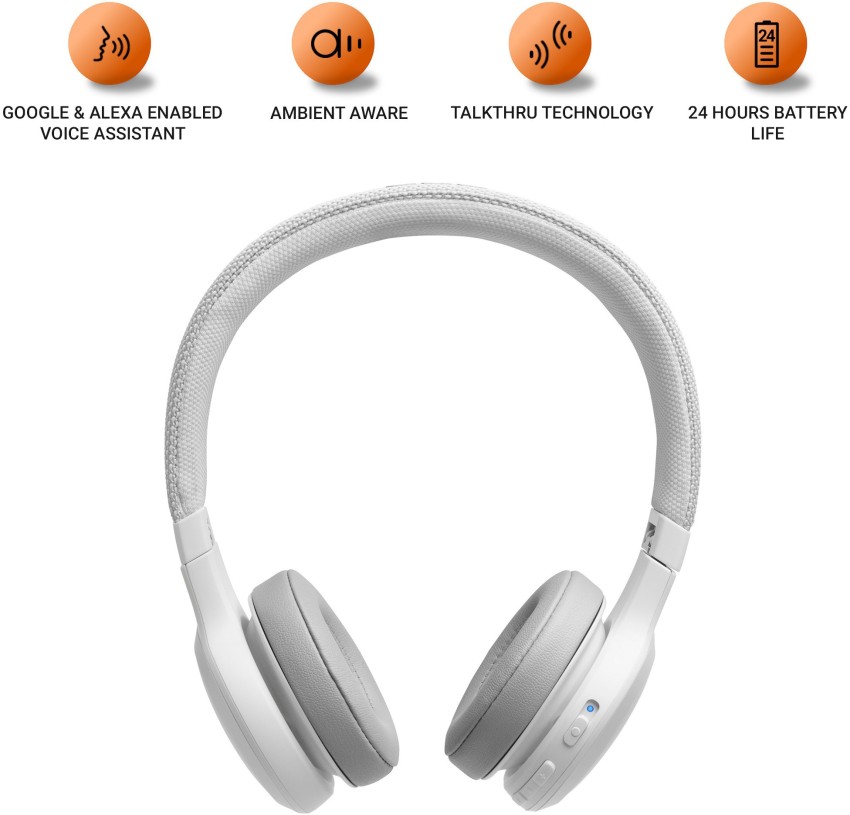 JBL Live 400BT Voice Enabled Bluetooth Headset Price in India