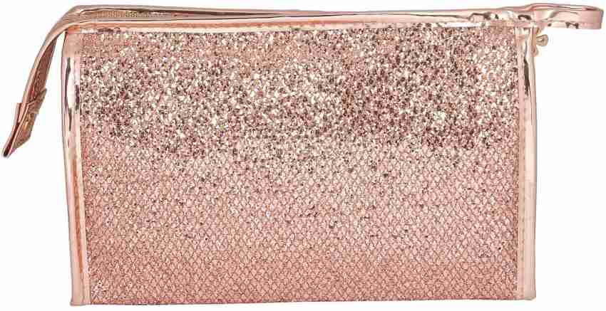 Glitter makeup pouch sale