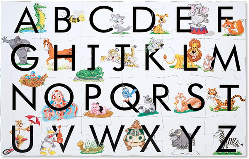 Melissa and doug abc floor puzzle cheap