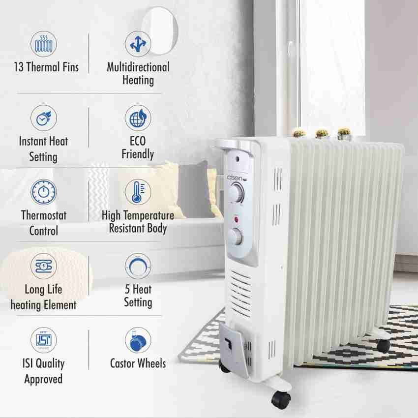 AISEN AOHTR03 OFR-13 FIN Oil Filled Room Heater Price in India - Buy AISEN  AOHTR03 OFR-13 FIN Oil Filled Room Heater online at Flipkart.com