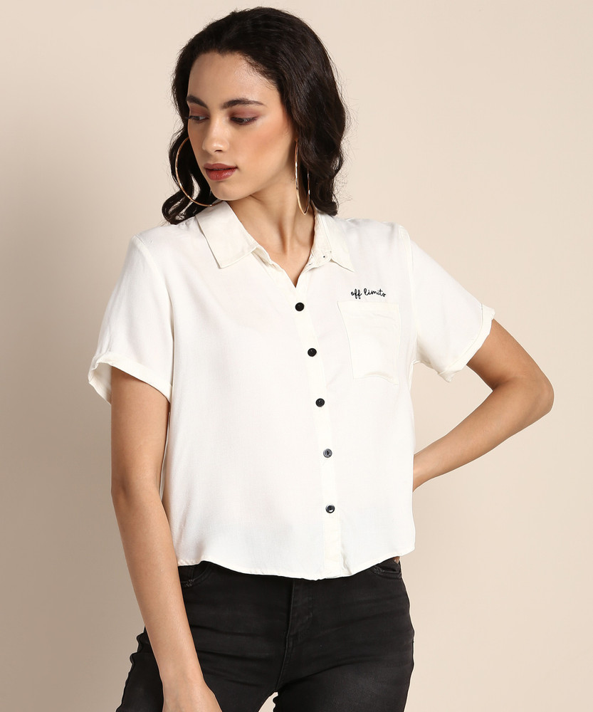 White shirt for womens forever 21 outlet