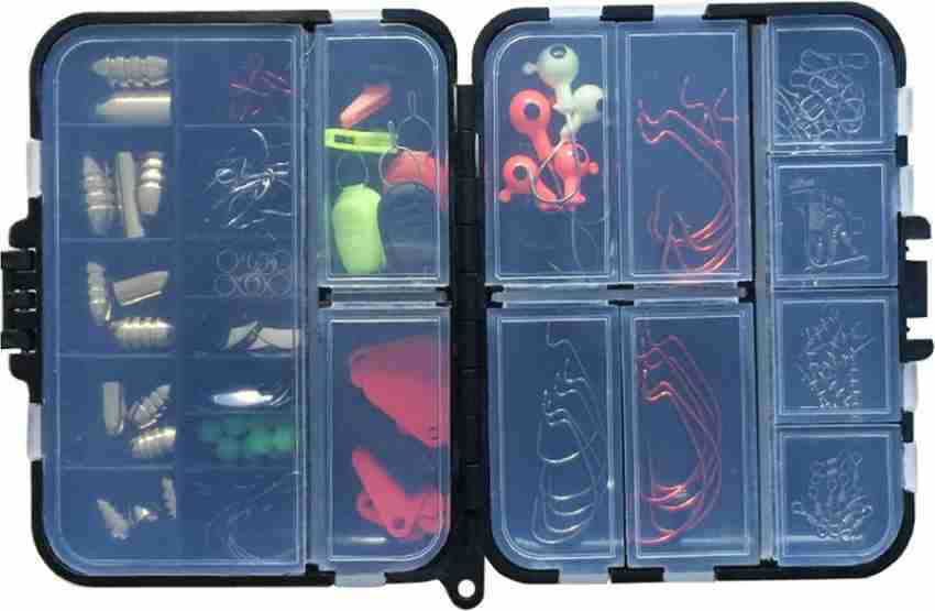 Buy Nema Fishing Lures Hooks Swivels Tackle Box - 20 Kinds - 128 Pcs  Fishing Fishing tackle accessories Online at Best Prices in India - Fishing
