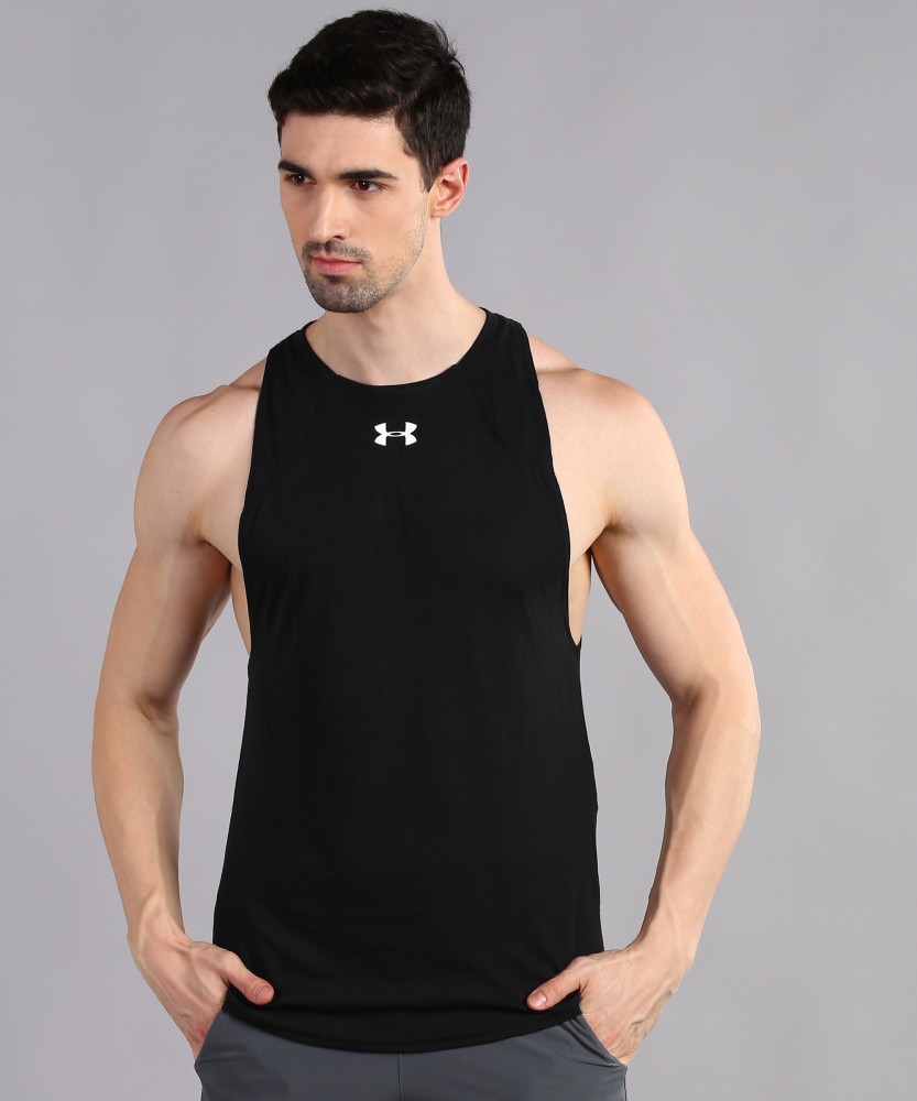 Under armour mens vest hot sale tops