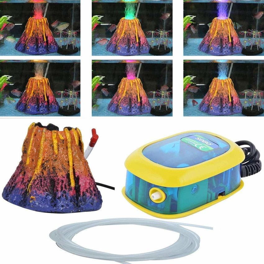 Aquarium volcano online