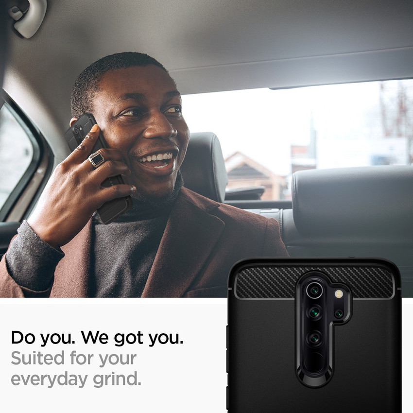 Spigen Rugged Armor Back Cover for Mi Redmi Note 8 Pro Spigen Flipkart