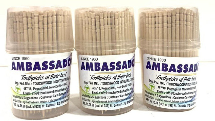 Ambassador Wodden Toothpick Buy Oral Dental Care Products in
