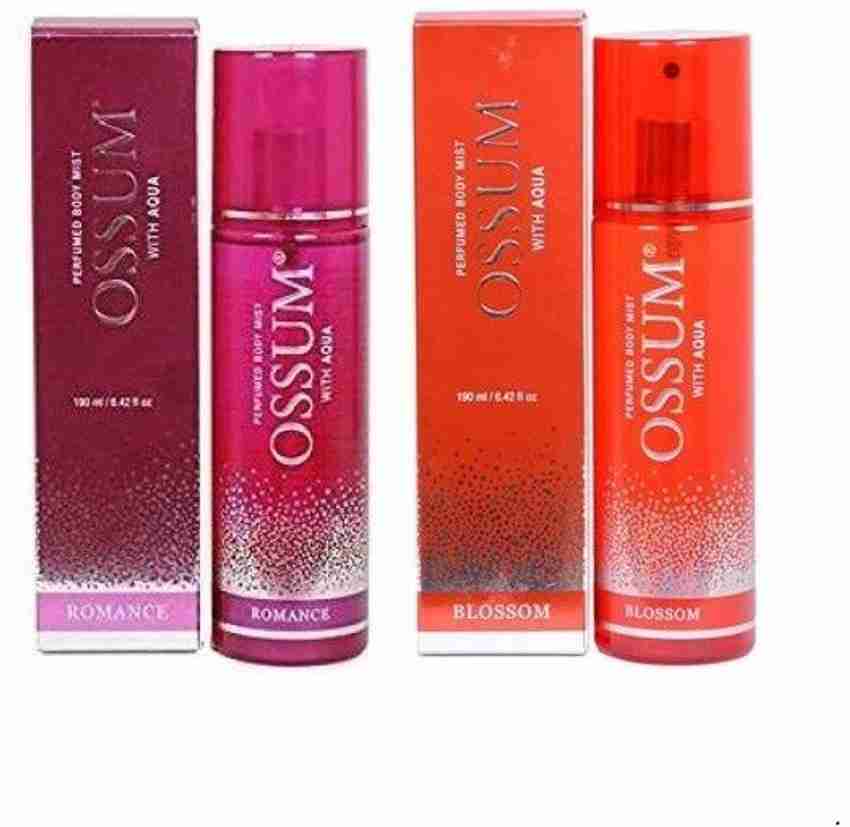 OSSUM Deo ROMANCE Body Mist 2PCS Body Spray For Men Women
