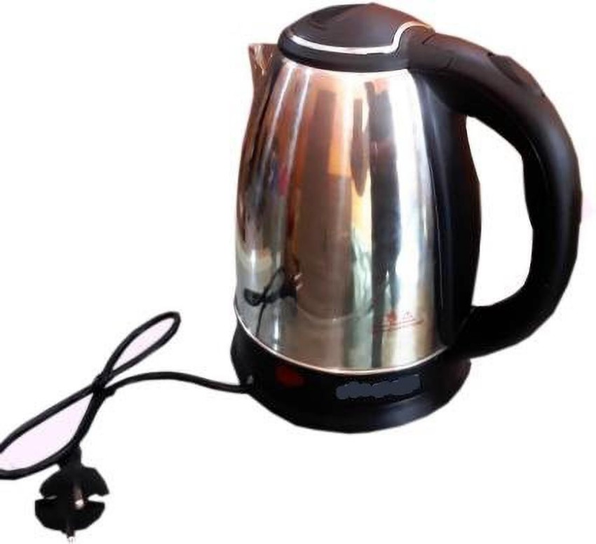 Siya Shine Tea Kettle/Tea and Coffee Maker/Milk Boiler/Water Boiler/Tea  Boiler/Coffee Boiler/Water Heater/Stainless Steel Kettle/Stainless Steel  Electric Cordless Electric Kettle (2 L, Silver), Electric kettle fast boil  1500W Electric Kettle Price in