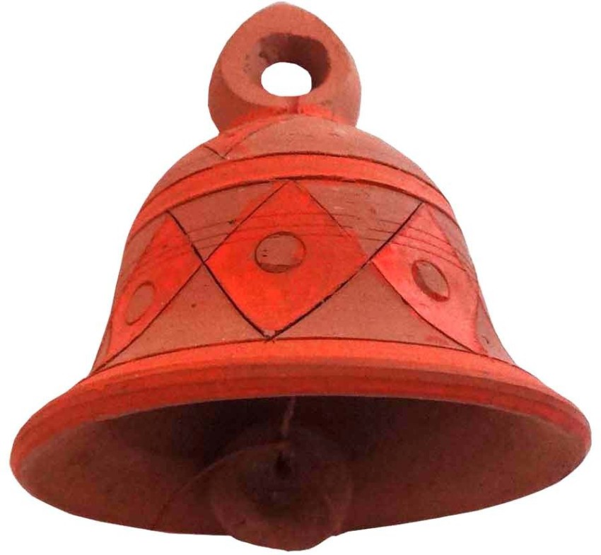 Foreside Home & Garden Hanging Tiered Terracotta Bells